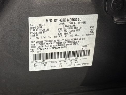 Used 2023 Ford Explorer Timberline w/ Timberline Technology Package AWD/4WD image 28