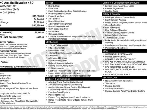 New 2026 GMC Acadia Elevation w/ Black Edition image 24