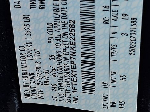 Used 2022 Ford F150 Lariat w/ Equipment Group 502A High image 25