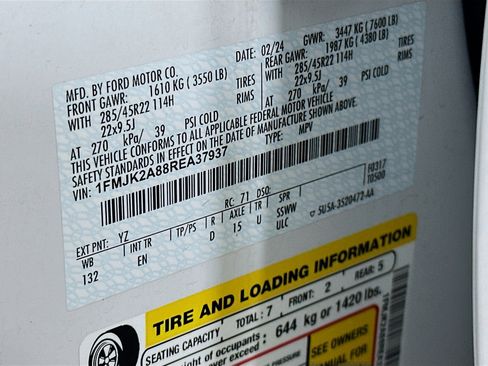 Used 2024 Ford Expedition Max Limited image 12