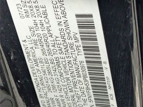 Used 2023 Honda Passport EX-L image 38