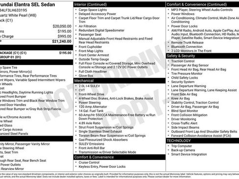 Used 2020 Hyundai Elantra SEL w/ Cargo Package (C1) image 27