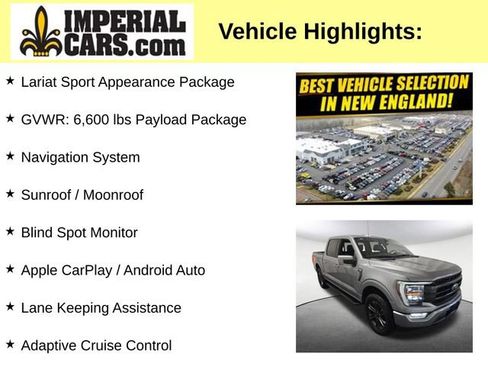 Used 2023 Ford F150 Lariat w/ Equipment Group 502A High image 3