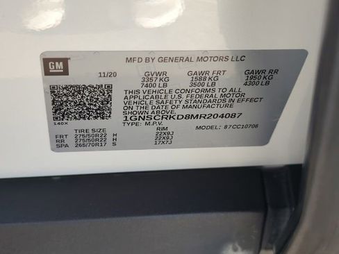 Used 2021 Chevrolet Tahoe RST w/ Luxury Package image 38