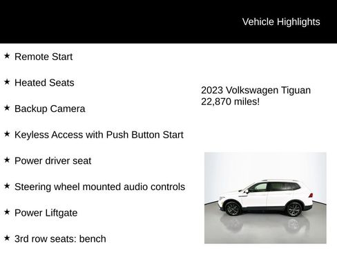 Used 2023 Volkswagen Tiguan SE image 5