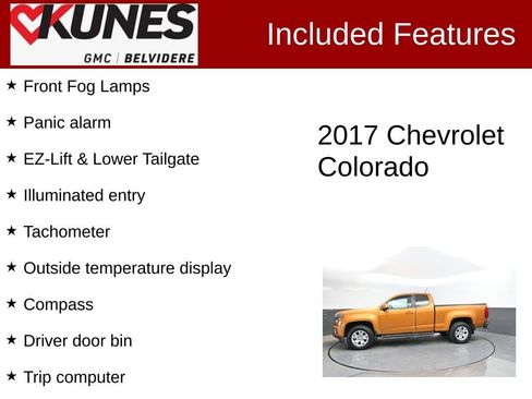 Used 2017 Chevrolet Colorado LT w/ LT Convenience Package AWD/4WD image 3