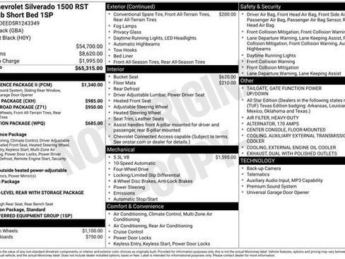 Used 2024 Chevrolet Silverado 1500 RST w/ Convenience Package II AWD/4WD image 34