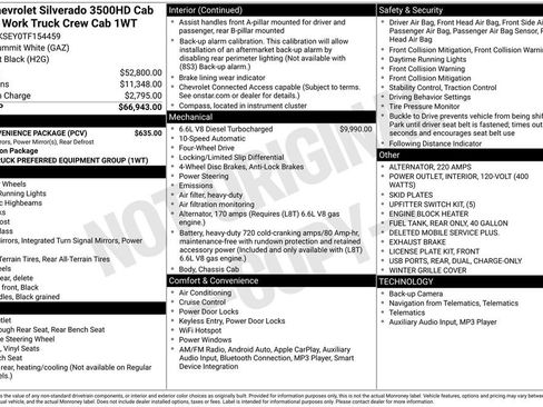 New 2026 Chevrolet Silverado 3500 W/T w/ WT Convenience Package image 3