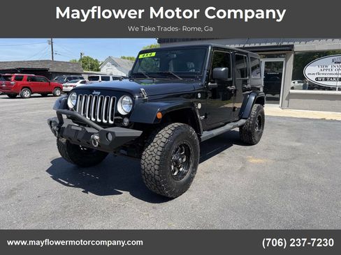 Used 2016 Jeep Wrangler Unlimited Sahara w/ Connectivity Group AWD/4WD image 1