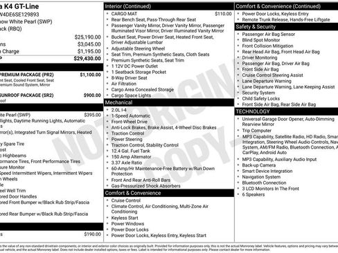 Used 2025 Kia K4 GT-Line w/ GT-Line Premium Package FWD image 3