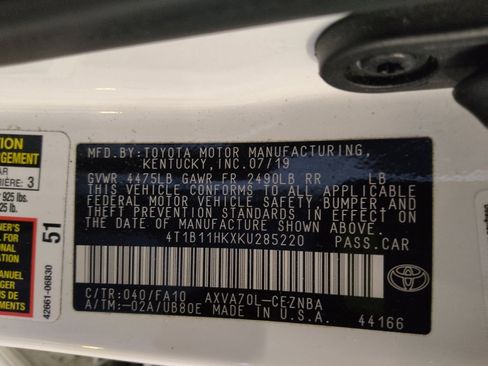 Used 2019 Toyota Camry LE w/ Convenience Package image 33