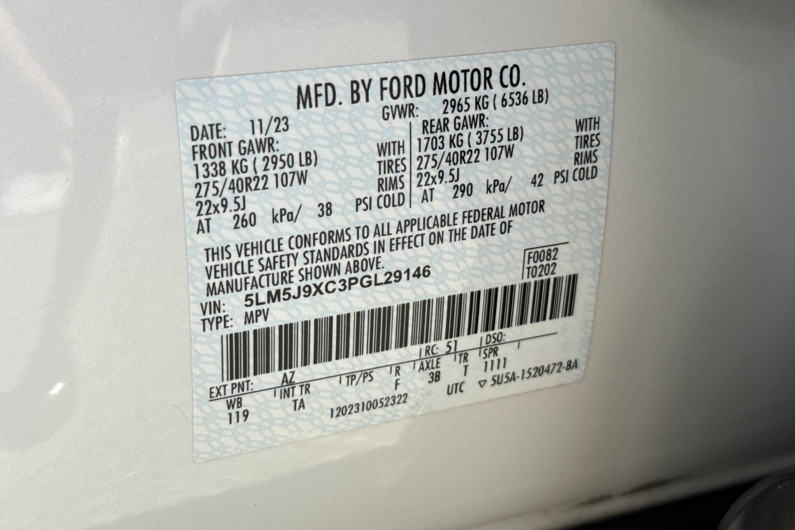 Certified 2023 Lincoln Aviator Black Label AWD/4WD image 28