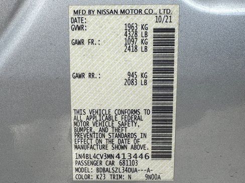 Used 2021 Nissan Altima 2.5 SR image 38