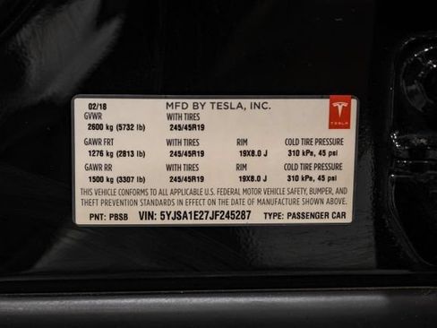 Used 2018 Tesla Model S 75D AWD/4WD image 60