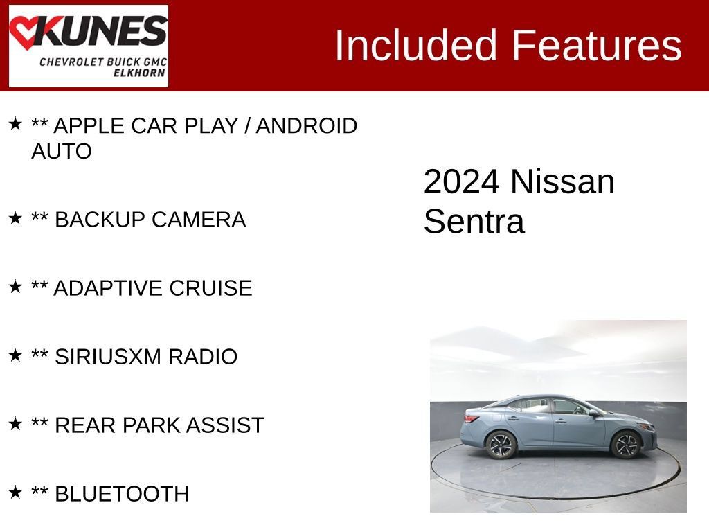 Used 2024 Nissan Sentra SV FWD image 2