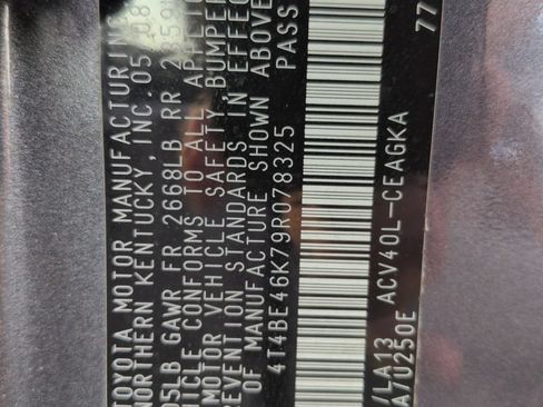 Used 2009 Toyota Camry XLE w/ Leather Pkg FWD image 29
