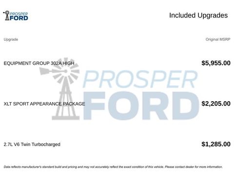 Used 2023 Ford F150 XLT w/ Equipment Group 302A High image 3