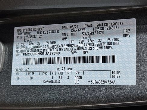 Used 2024 Ford Escape Active AWD/4WD image 26