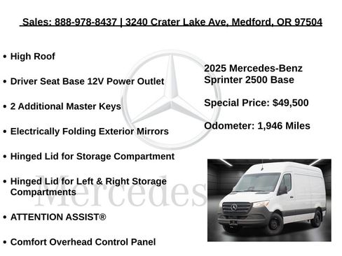 Used 2025 Mercedes-Benz Sprinter 2500 image 15