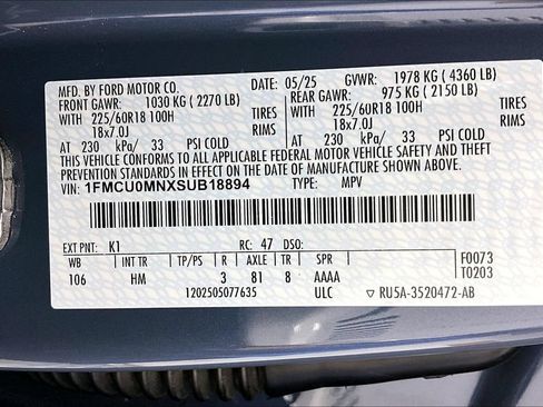 Used 2025 Ford Escape ST-Line FWD image 31