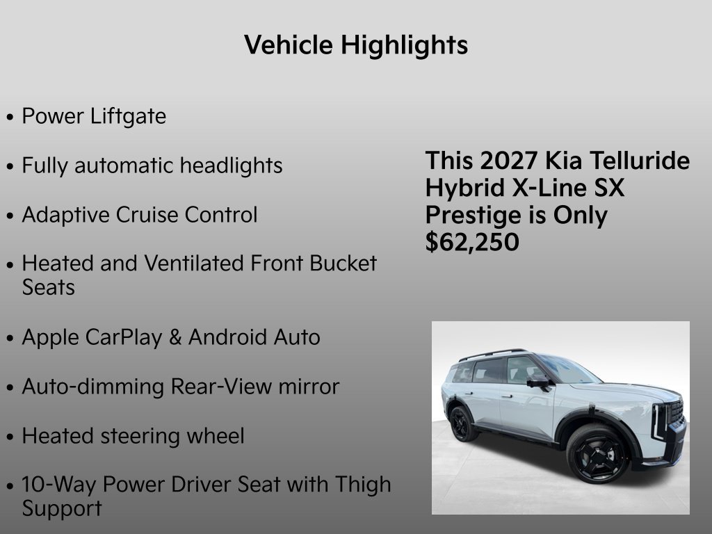 New 2027 Kia Telluride X-Line SX Prestige AWD/4WD image 36