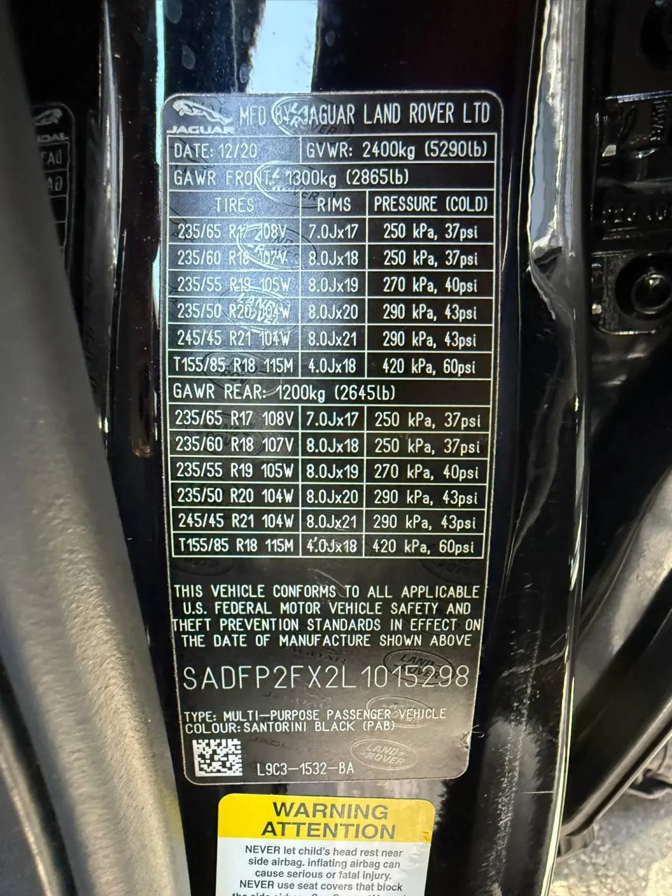 Used 2020 Jaguar E-PACE SE AWD/4WD image 34