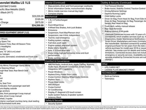 Used 2019 Chevrolet Malibu LS image 10