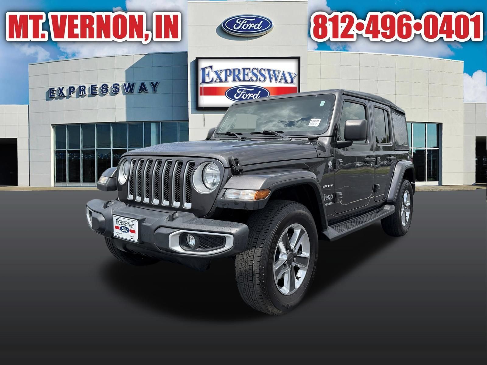 Used 2021 Jeep Wrangler Unlimited Sahara AWD/4WD image 1