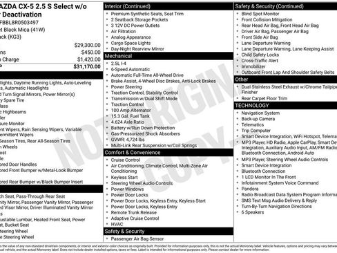 Used 2024 MAZDA CX-5 AWD 2.5 S w/ Select Package image 17