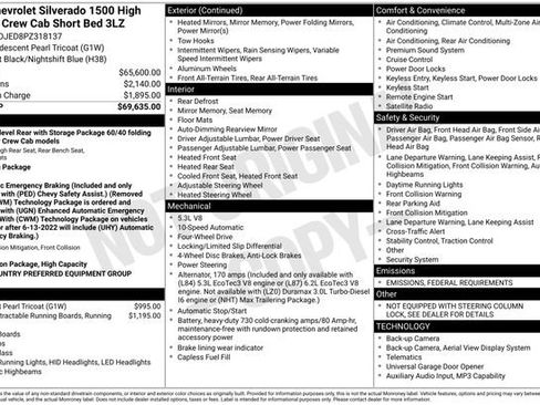 Used 2023 Chevrolet Silverado 1500 High Country image 26