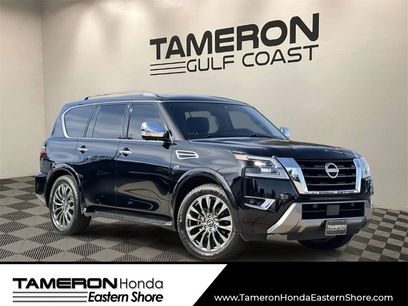 Used 2021 Nissan Armada Platinum w/ Captain's Chairs Package