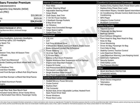 Used 2025 Subaru Forester Premium w/ Convenience Package #1 image 8