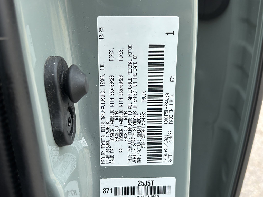 Used 2026 Toyota Tundra Platinum w/ TRD Off-Road Package AWD/4WD image 47