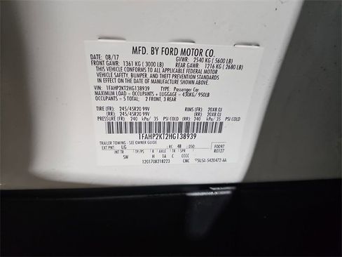 Used 2017 Ford Taurus SHO w/ Driver Assist Package image 37