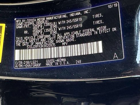 Used 2019 Toyota Highlander SE AWD/4WD image 31