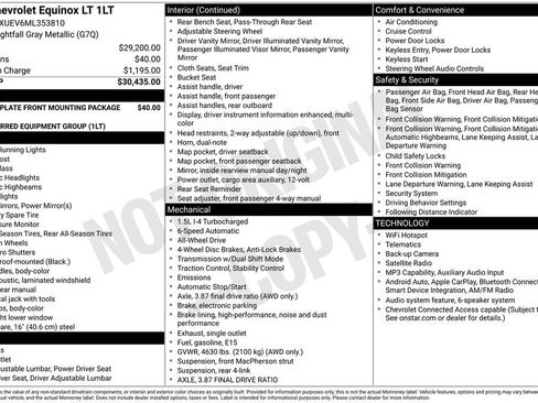 Used 2021 Chevrolet Equinox LT image 2
