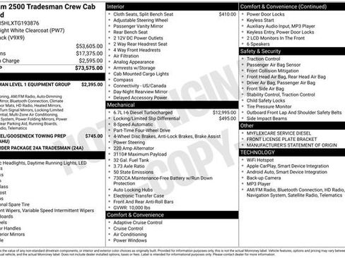 New 2026 RAM 2500 Tradesman image 27