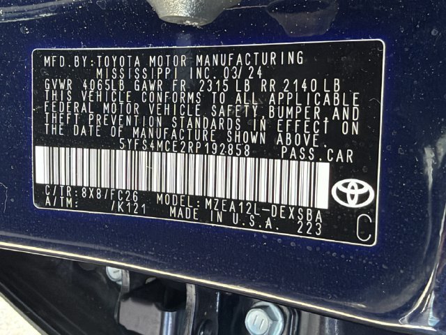 Used 2024 Toyota Corolla SE FWD image 25