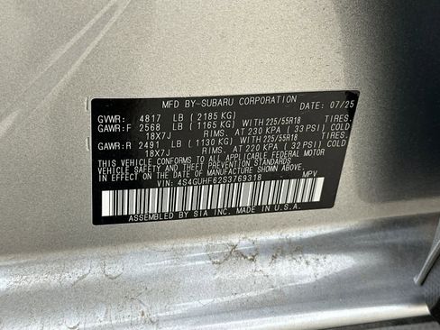 New 2025 Subaru Crosstrek 2.5i Sport w/ Crosstrek Mirror Package image 32