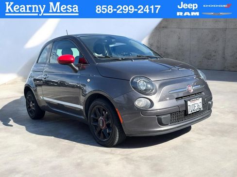 Used 2016 FIAT 500 Pop w/ Italia Package FWD image 1