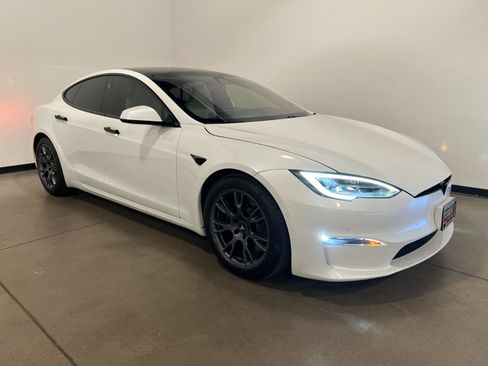 Used 2021 Tesla Model S Plaid AWD/4WD image 1