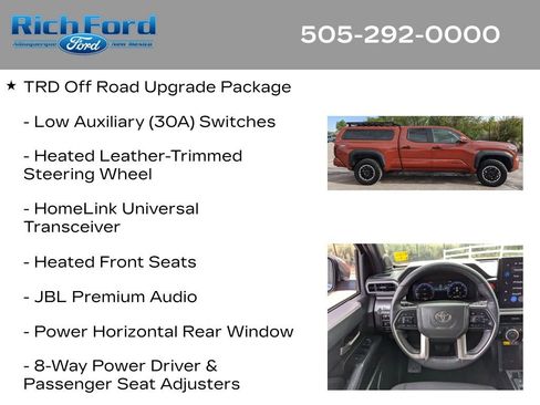 Used 2025 Toyota Tacoma TRD Off-Road w/ TRD Off Road Upgrade Package AWD/4WD image 11