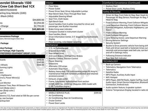 Used 2026 Chevrolet Silverado 1500 Custom RWD image 7