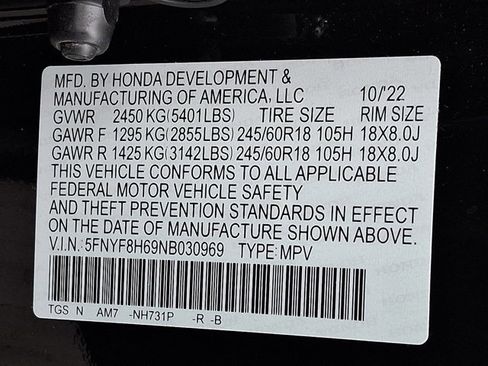 Used 2022 Honda Passport TrailSport image 27