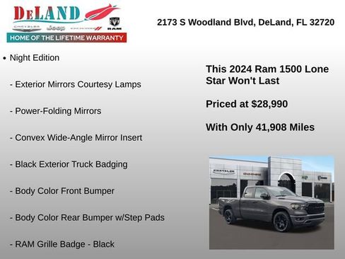 Used 2024 RAM 1500 Lone Star image 34
