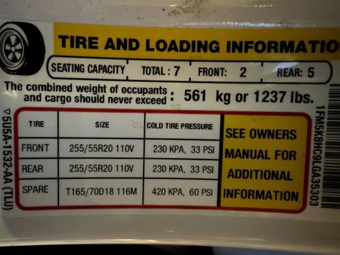 Used 2020 Ford Explorer Platinum w/ Premium Technology Package image 55