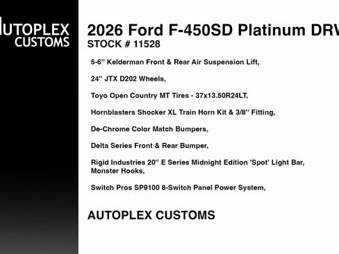Used 2026 Ford F450 Platinum image 2