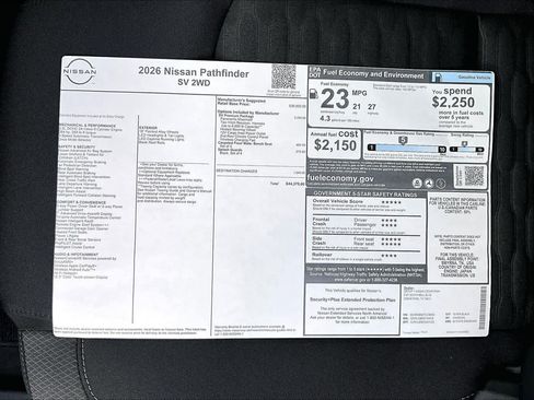 New 2026 Nissan Pathfinder SV image 21