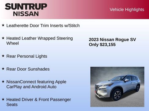 Used 2023 Nissan Rogue SV w/ SV Premium B Package image 16