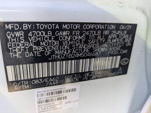 Used 2021 Lexus IS 350 F Sport image 38